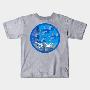 Chicago Vintage Decal Kids T-Shirt